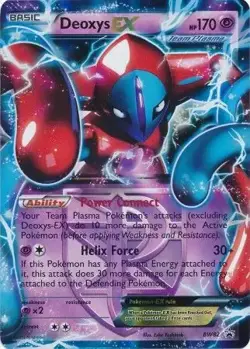 Deoxys EX - BW82 - Pokemon Black & White Promo Ultra Rare Card NM - Image 1