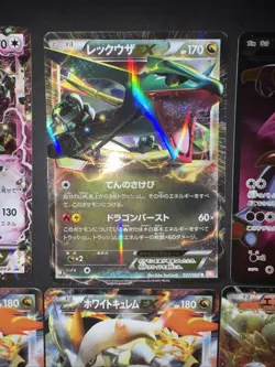 Pokemon Card Japanese EX Lot of 16 Cards, Black and White Era Rayquaza - Image 3