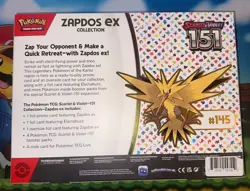 Pokemon Scarlet & Violet 151 Zapdos ex Collection Brand New In Hand RTS - Image 3