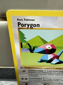 1999 Pokemon - Porygon 039/102 Base Set (Shadowless) - 1st Edition NM Mint - Image 3