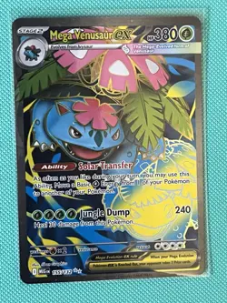 Pokemon Mega Evolution Mega Venusaur ex Full Art #155 Near Mint-English - Image 1