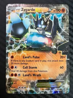 Pokemon TCG Zygarde EX XY151 Holo Holo Rare EX NM - Image 1