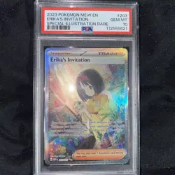 2023 Pokemon Mew en Erika’s Invitation Special Illustration Rare PSA 10 - Image 1
