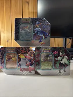 Pokemon TCG Paldea Partners Tins Sealed 3 820650852930 - Image 1