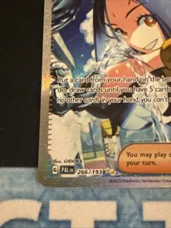 Dendra 266/193 Paldea Evolved Special Illustration Full Art Supporter Pokemon - Image 2