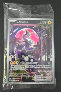 Miraidon 013 Stamped Pokemon Center SVP Scarlet & Violet Promo Sealed Full Art - Image 1