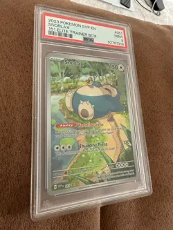 PSA 9 SNORLAX 2023 POKEMON SVP EN-SV BLACK STAR PROMO 151 ELITE TRAINER BOX #051 - Image 1
