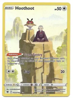 Hoothoot TG12/TG30 Swsh10: Astral Radiance Trainer Gallery Holo Pokemon TCG - NM - Image 1