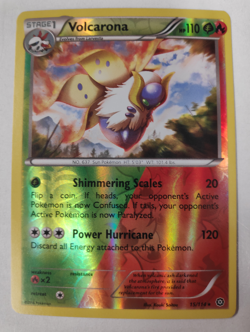 Pokemon 15/114 Volcarona Steam Siege Reverse Holo NM-M - Image 1