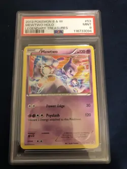 2013 Pokemon Black & White Legendary Treasures Holo Mewtwo #53 PSA 9 🔥 - Image 1