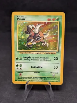 Pinsir - 09/64 - Pokemon TCG - Jungle - MISPRINT (NO SET SYMBOL) - LP - Image 1