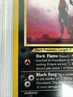 Pokemon Houndoom Neo Revelation 1st Edition Holo Rare #8 PSA 7 - Image 4