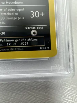 Pokemon Houndoom Neo Revelation 1st Edition Holo Rare #8 PSA 7 - Image 5