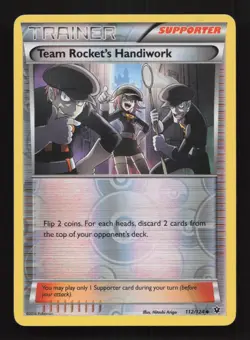 Team Rocket's Handiwork Fates Collide Reverse Holo 112/124 Pokemon - Image 1