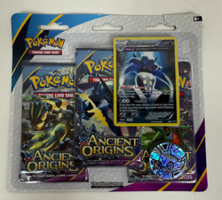2015 POKEMON XY ANCIENT ORIGINS MALAMAR 3 PACK BLISTER FACTORY SEALED XY58 - Image 1