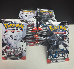 Pokemon 18 Black Bolt & 18 White Flare Packs - Loose x36, Booster Box Equivalent - Image 1