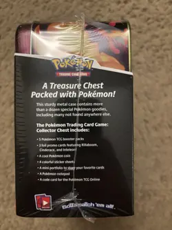 Pokemon TCG Fall 2020 Collector’s Chest Lunch Box Tin Sealed - Image 2