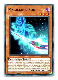 Magician's Rod - LEDD-ENA05 - Common - 1st Edition - Yugioh - Image 1