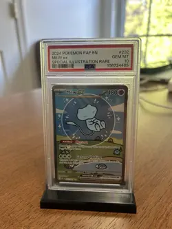 Pokemon Card Shiny Mew EX Paldean Fates Holo Ultra Rare PSA 10 Gem Mint 216/091 - Image 1