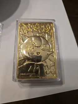 1999 Burger King Pokemon 23k Gold Plated JIGGLYPUFF Trading Card W/ Cert Ball - Image 3