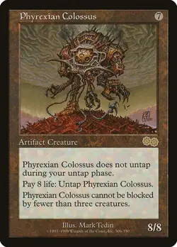 Phyrexian Colossus Urza's Saga HP MTG - Image 1