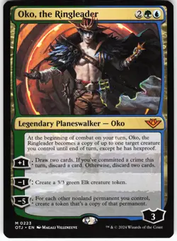 Oko, the Ringleader M Outlaws of Thunder Junction OTJ Normal 223MTG NM - Image 1