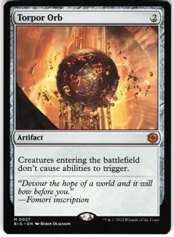 Torpor Orb M Outlaws of Thunder Junction: The Big Score BIG Normal 27MTG NM - Image 1