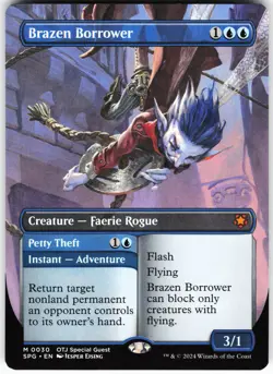 Brazen Borrower (Borderless) M Special Guests SPG Normal 30MTG NM - Image 1