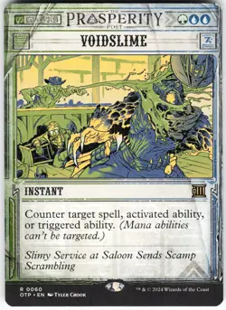 Voidslime R Outlaws of Thunder Junction: Breaking News OTP Normal 60MTG NM - Image 1