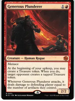 Generous Plunderer M Outlaws of Thunder Junction: The Big Score BIG Normal 11MTG - Image 1