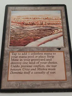 MtG 1 x Strip Mine | Antiquities | Old School - Image 2