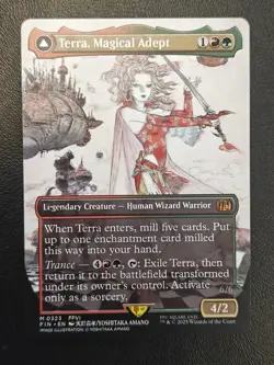 MTG Terra Magical Adept Borderless M 0323 Final Fantasy Regular NM - Image 1