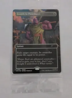 THANOS MTG PSA EXCLUSIVE HOLOFOIL PROMO P 0001 SWORDS TO PLOWSHARES SEALED - Image 4