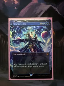 Omniscience (Anime Borderless) Wilds of Eldraine: Enchanting Tales Foil - Image 1