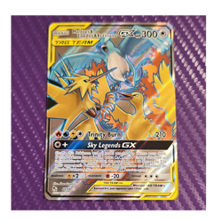 Moltres & Zapdos & Articuno GX Full Art Holo 66/68 Hidden Fates 300 HP - Image 1