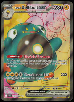 Ionos Bellibolt Ex - 172/159 Journey Together Ultra Rare NM Pokemon TCG - Image 1