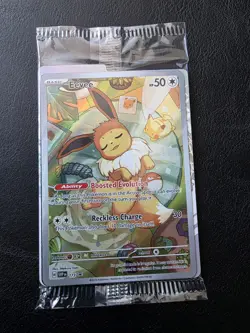 Pokemon Eevee SVP EN 173 Illustration Rare Prismatic Evolutions ETB Promo Sealed - Image 1