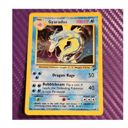 Gyarados Holo Rare 007/130 Base Set 100 HP English Pokemon TCG 2000 - Image 1