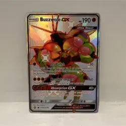 Pokemon Buzzwole GX Holo SV68/SV94 Hidden Fates Shiny Vault 190 HP Ultra Beast - Image 1