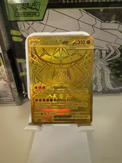 Pokemon PO Mega Zygarde EX Gold #124/088 Very Minor Flaw (See Pictures) - Image 1