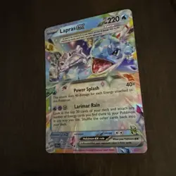 Pokemon TCG Stellar Crown Lapras EX Double Rare Card 032/142 mint - Image 3