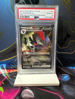 N's Zoroark ex SV9: Journey Together Pokemon SIR 185/159 PSA 10 GEM MINT Holo - Image 1
