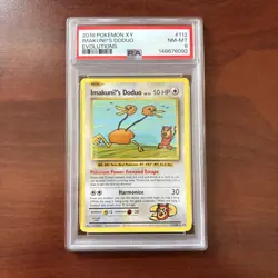 Imakuni's Doduo 112/108 2016 Pokemon XY Evolutions Secret Rare Retro Art PSA 8 - Image 1