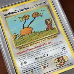 Imakuni's Doduo 112/108 2016 Pokemon XY Evolutions Secret Rare Retro Art PSA 8 - Image 2