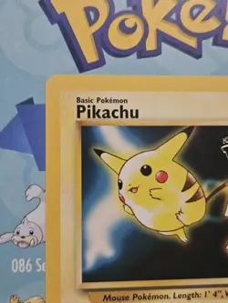 Pokemon TCG Pikachu (Movie Promo) 04/53 Wotc Black Star Promo Card - Image 3