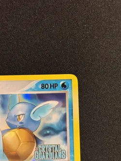POKEMON TCG WARTORTLE 43/100 EX CRYSTAL GUARDIAN UNCOMMON STAMPED REVERSE Holo - Image 3