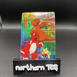 Pocket Monsters Anime Collection Bandai Carddass Holo 1998 Charmeleon Dragonite - Image 1