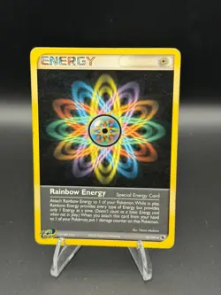 Rainbow Energy 95/109 Rare Ruby & Sapphire Pokemon Moderately Played - Image 1
