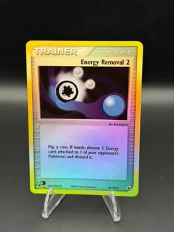 Energy Removal 2 80/109 Uncommon Ruby & Sapphire Pokemon Reverse Holo MP - Image 1