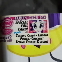NIP My Little Pony Series 2 Rarity Card Deck Box 2013- Sealed G4 - Image 4